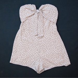 She & Sky strapless romper